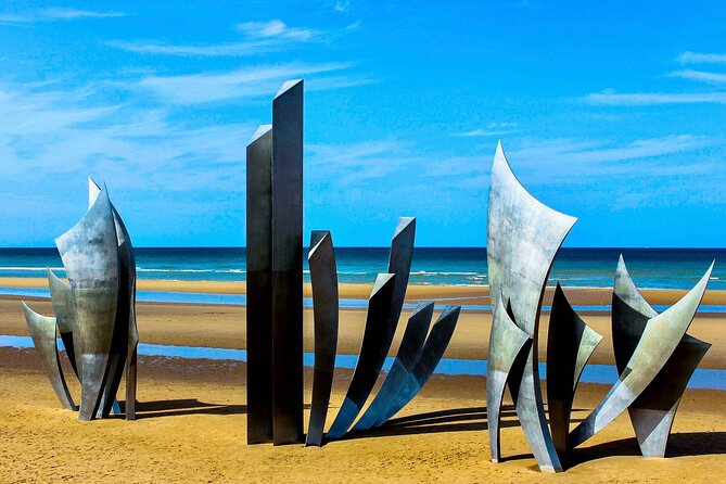 Private Normandy D-Day trip to Top 5 Sights from Caen or Bayeux - Arromanches 360 turns the harbour into a story