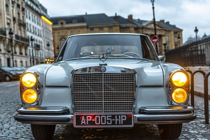 Private Paris guided Tour by classic 1970 Mercedes S Class - Key points at a glance