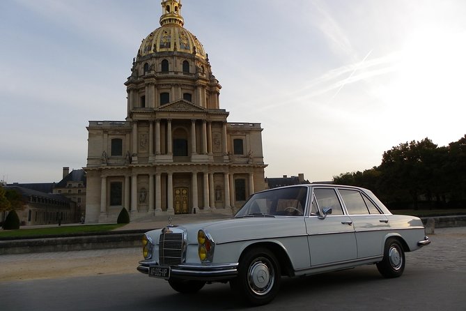 Private Paris guided Tour by classic 1970 Mercedes S Class - The French Revolution, city walls, and historic Paris