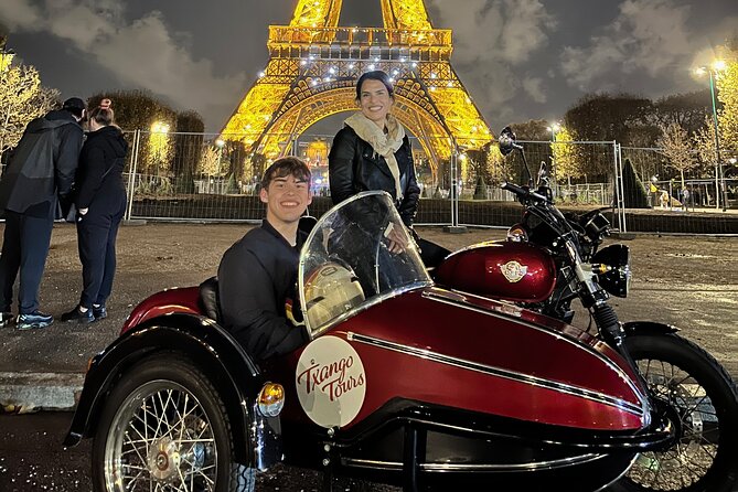 Private Sidecar Tour of Paris at Night with drinks - Invalides and the golden dome