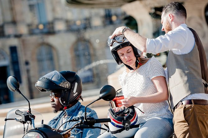 Private Tour of Bordeaux in a Sidecar 1h30 - Guide Energy, English Live Commentary, and Why It Changes Everything