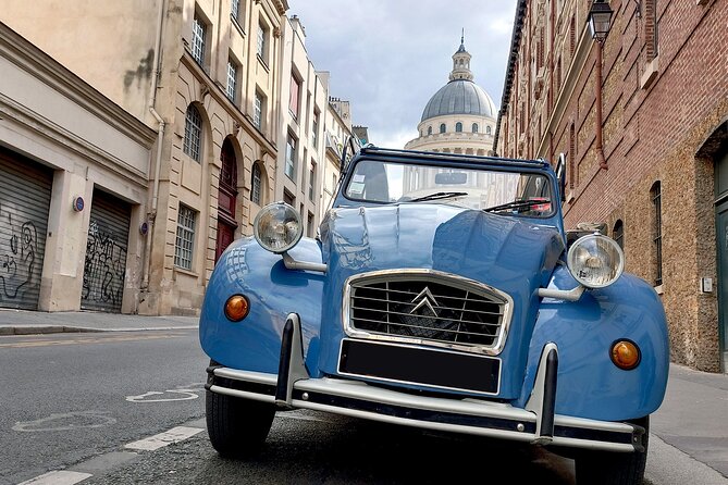 Private Tour of Paris in a convertible citroën 2CV - A church stop and wedding-chic neoclassical architecture