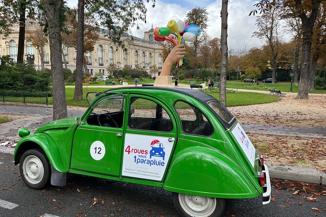 Private tour Paris 3 hours in vintage Citroën 2CV - Meeting points and timing: where you start and how fast it really goes