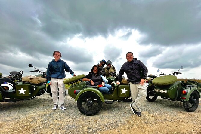 Private vintage sidecar tour of the D-Day Landing Beaches - Entering the vintage sidecar: how the experience really works