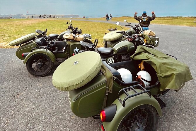 Private vintage sidecar tour of the D-Day Landing Beaches - The route makes sense: Bayeux to the beaches in a logical sequence