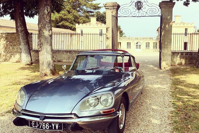 Private wine trip to Saint-Emilion aboard vintage French presidential car - Who will get the most from this private outing