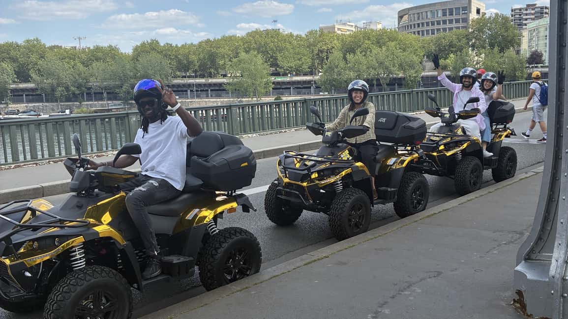 Quad bike ride to discover Parisian monuments - Starting at 15 Rue Frémicourt: timing and what to expect