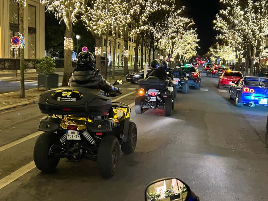 Quad bike ride to discover Parisian monuments - The guide makes the day: friendliness, photo help, and on-the-spot fixes