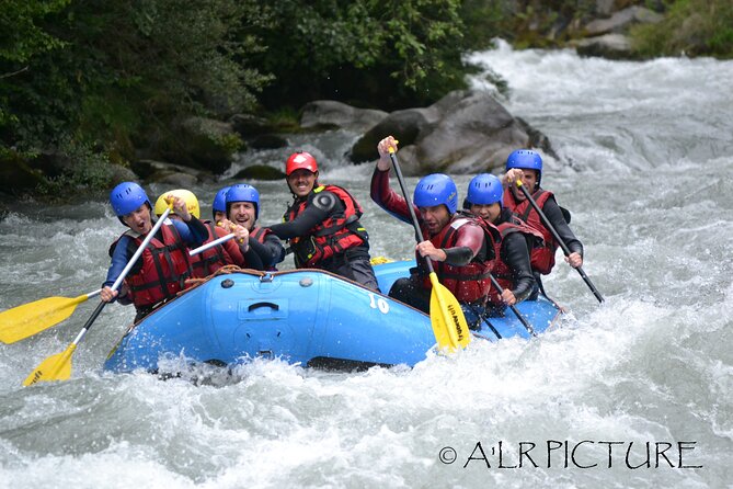 Rafting at the foot of Mont Blanc in Chamonix - The Descent: Teamwork, Rapids, and Mountain Views
