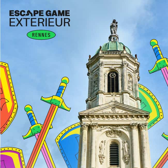 Rennes: Outdoor Escape Game - Le Siège de Rennes - Solving calculations, traps, and historical clues