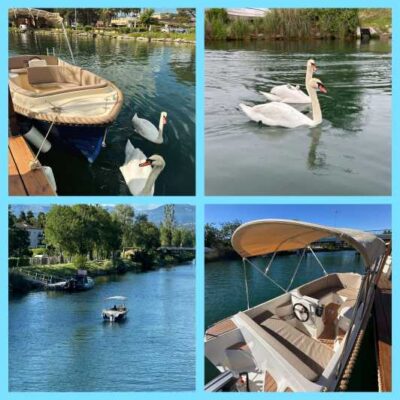 Rental of electric boats without a license - Choosing Between 30 Minutes and One Hour