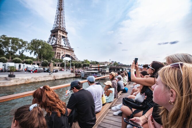 River Seine Sightseeing Boat Tour with Audio Guide - Key points to know before boarding