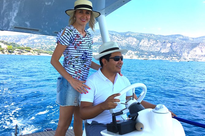 Romantic Private Tour for 2 plus guide on your own Solar Powered Boat - Beaulieu-sur-Mer: starting on the real Riviera instead of the postcard