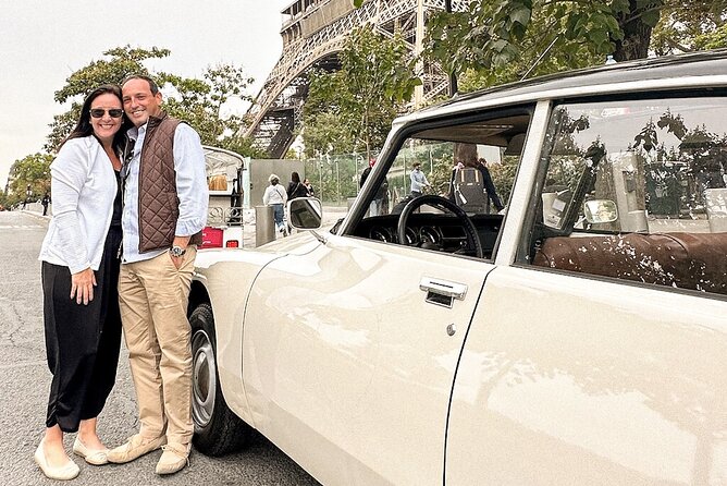 Romantic Tour of Paris in a Vintage Luxury Open-Top French Car - Les Invalides, the Grand Palais, and Pont Alexandre III