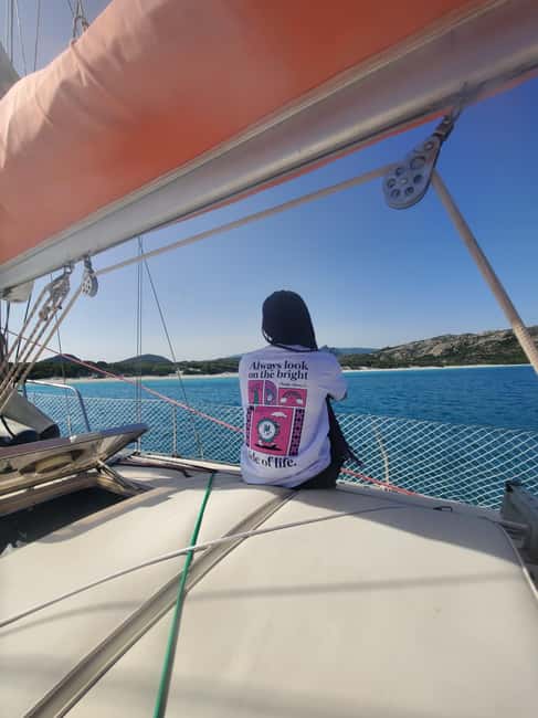 Saint-Florent: sailing excursions with Sailingmaures - Swimming, snorkeling, and the onboard water toys