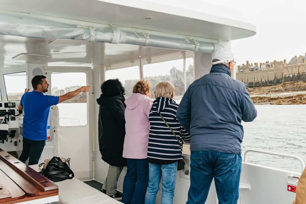 Saint-Malo: Guided Boat Tour with Local Captain - Fort National and Petit Bé: the two big names you’ll remember