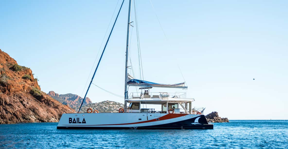 Saint-Raphaël: Day Cruise with Meal to the Lérins Islands - The route: Estérel red rocks, Île d’Or, and two anchor stops