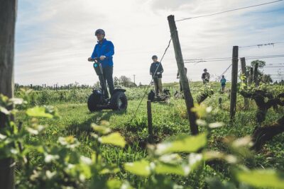 Segway ride between Lac Bleu and the castles of Pessac-Léognan - Getting Comfortable on the Segway