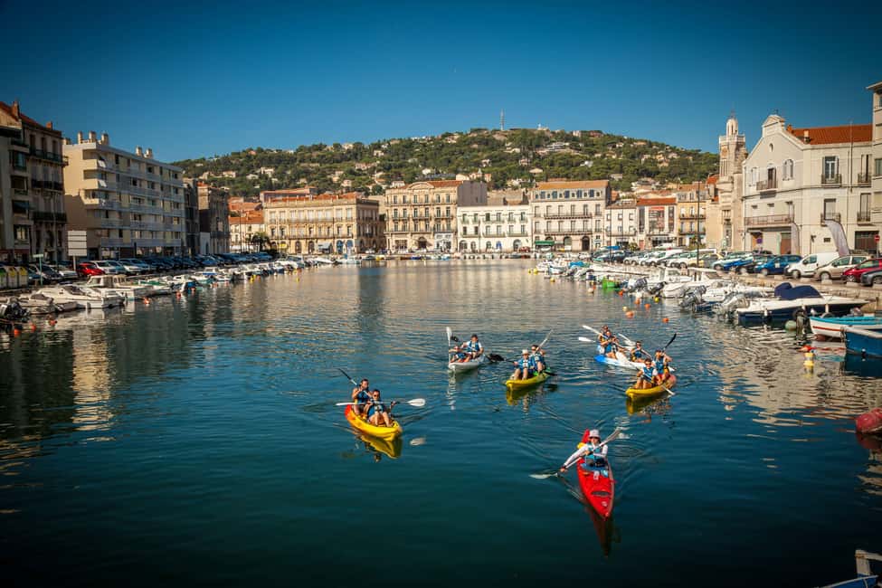 Sète: Guided Mediterranean Sea Kayaking - Paddling Sète from the Mediterranean, not the viewpoint
