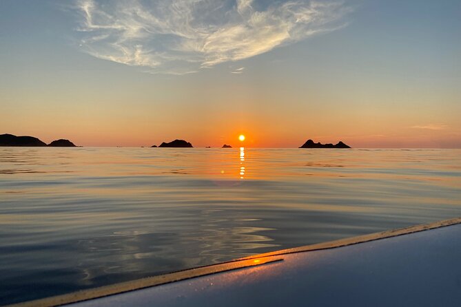 Sunset boat cruise with Aperitif at the Sanguinary Islands - Key highlights you’ll feel right away
