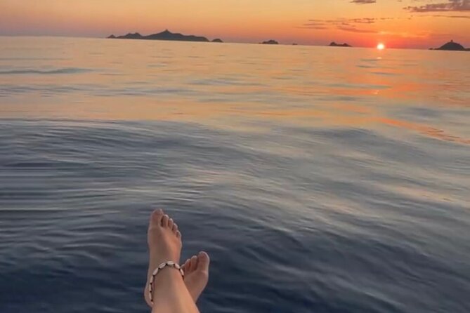 Sunset boat cruise with Aperitif at the Sanguinary Islands - What this Ajaccio sunset cruise is really about