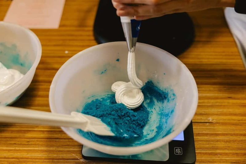 The Official Emily in Paris Macaron-Making Workshop - When your macarons bake: the Emily touch while you wait