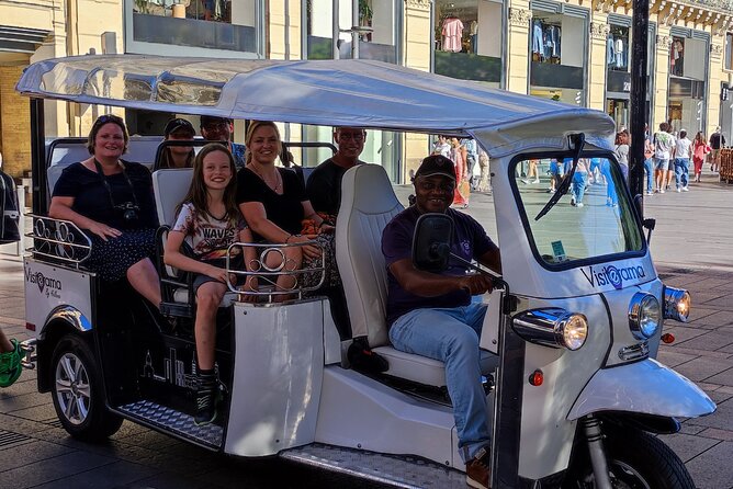 Toulouse Tour in Electric Tuk Tuk - Down toward the Garonne: churches, bridges, and a river-city feel