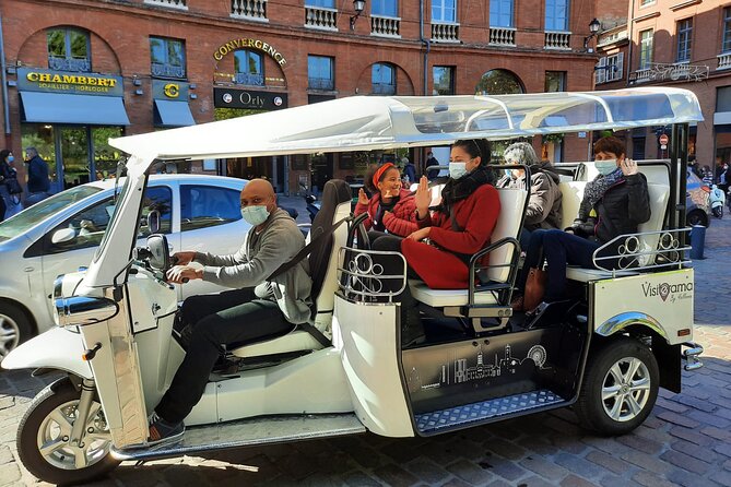 Toulouse Tour in Electric Tuk Tuk - Cathedrale Saint-Etienne to Place de la Trinité: finishing with big names