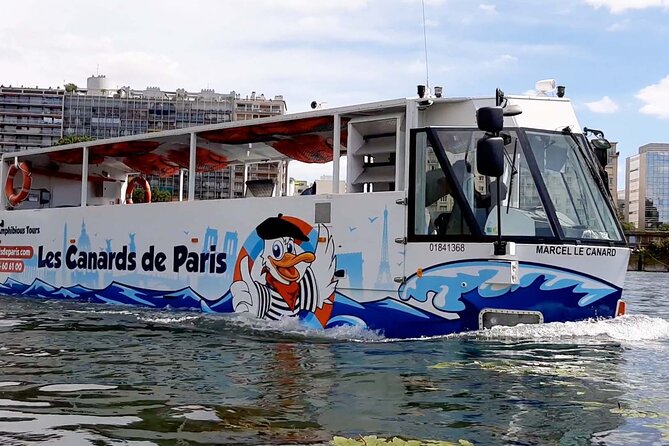 Tours of Paris and the Hauts-de-Seine in an Amphibious Bus - Price and value: what $50.79 buys you in a tight Paris schedule