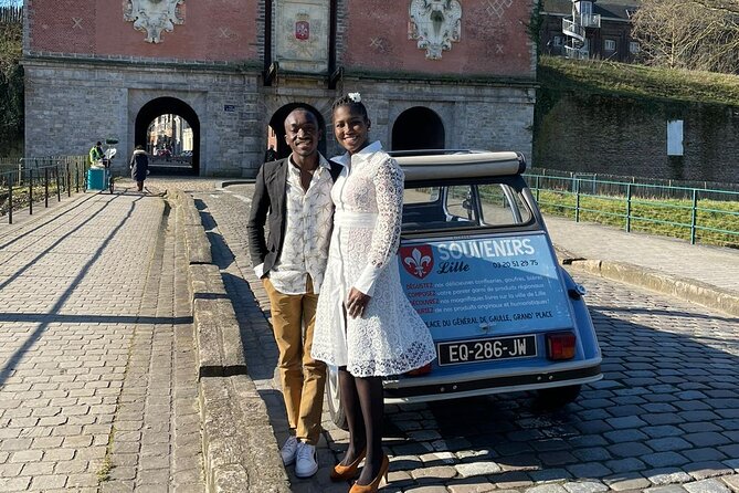 Unique Tour of Lille by Convertible 2CV - 1h00 - Cathedrale de la Treille and Hospice Comtesse: architecture with a human angle