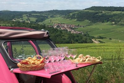 Unusual exploration of the terroirs of Burgundy in 2CV - from 6 people - Meeting in Beaune at 9:30 a.m.