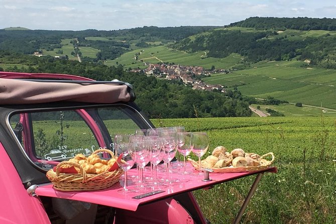 Unusual exploration of the terroirs of Burgundy in 2CV - from 6 people - Meeting in Beaune at 9:30 a.m.