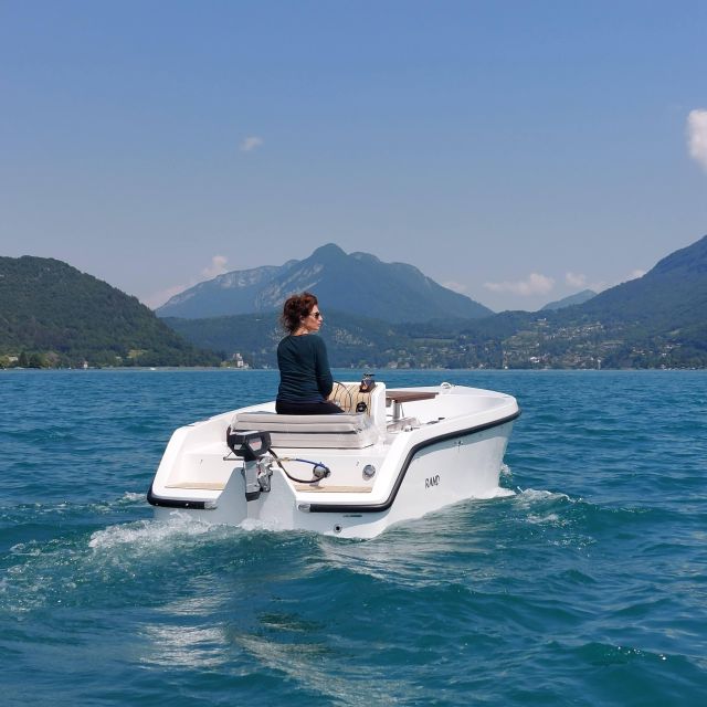 Veyrier-du-Lac: Electric Boat Rental Without License - Cruising Lake Annecy at your own speed