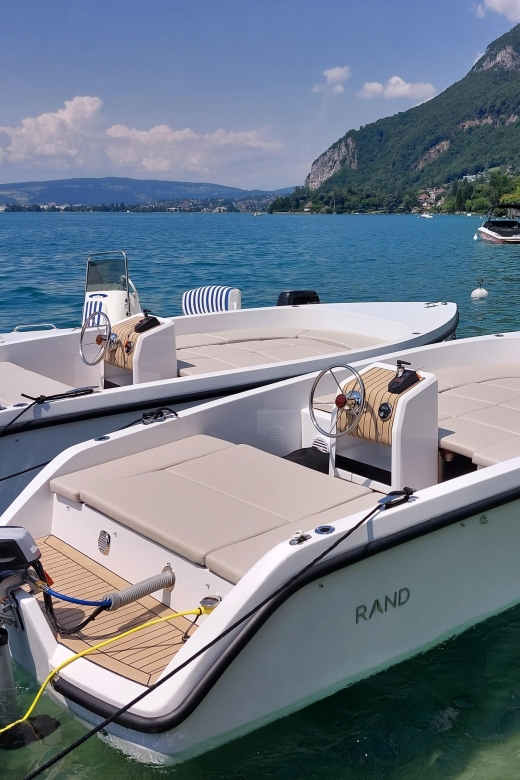 Veyrier-du-Lac: Electric Boat Rental Without License - Swimming stops and warm-weather planning
