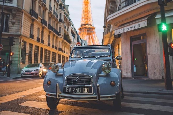 Vintage 2CV Adventure: 1-Hour Paris Highlights Tour - Pickup Anywhere in Paris, Then a Drop-Off You Actually Want