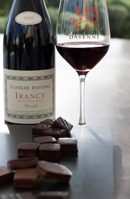 Wine and chocolat tasting at Chablis. - Wine and chocolate in Chablis, with a sharper focus